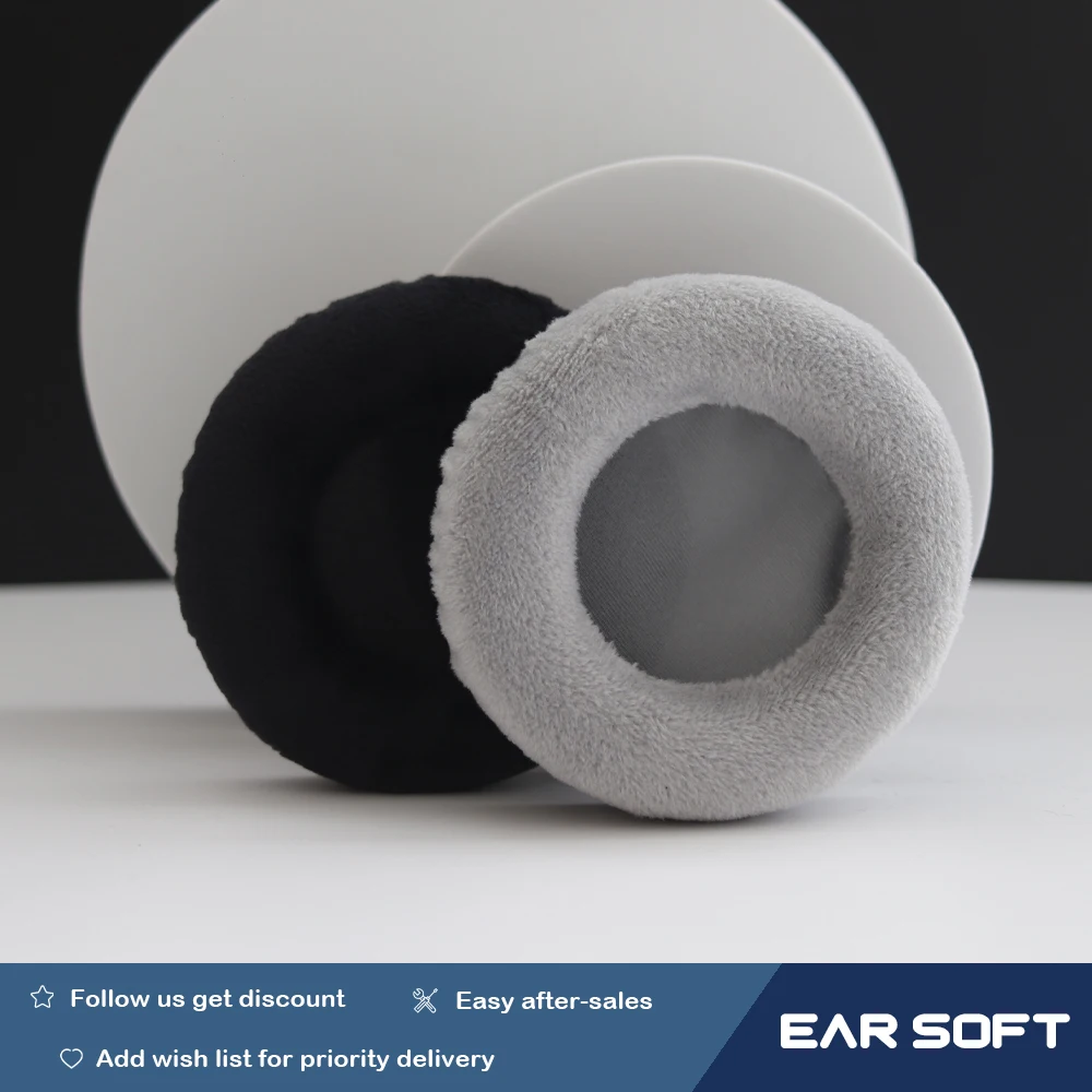 Earsoft Replacement Cushions for ATH-AD500X ATH-AD700X Headphones Cushion Velvet Ear Pads Headset Cover Earmuff Sleeve