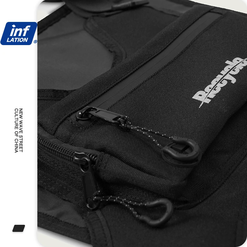 Мужской жилет без рукавов INFLATION функциональная уличная жилетка с карманом-карго