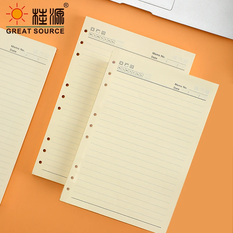 Записная книжка Filofax B5 с открытыми листьями сменная бумажная тетрадь 9 кольцами