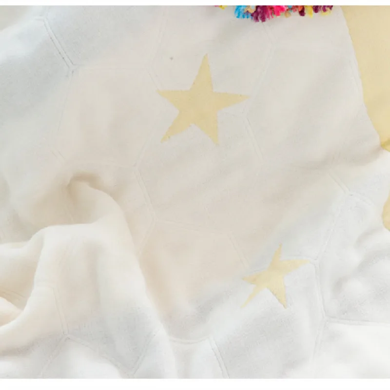 Mantas de muselina para beb&eacute; reci&eacute;n nacido, envoltura suave y org&aacute;nica, para cochecito de beb&eacute;, ropa de cama-5