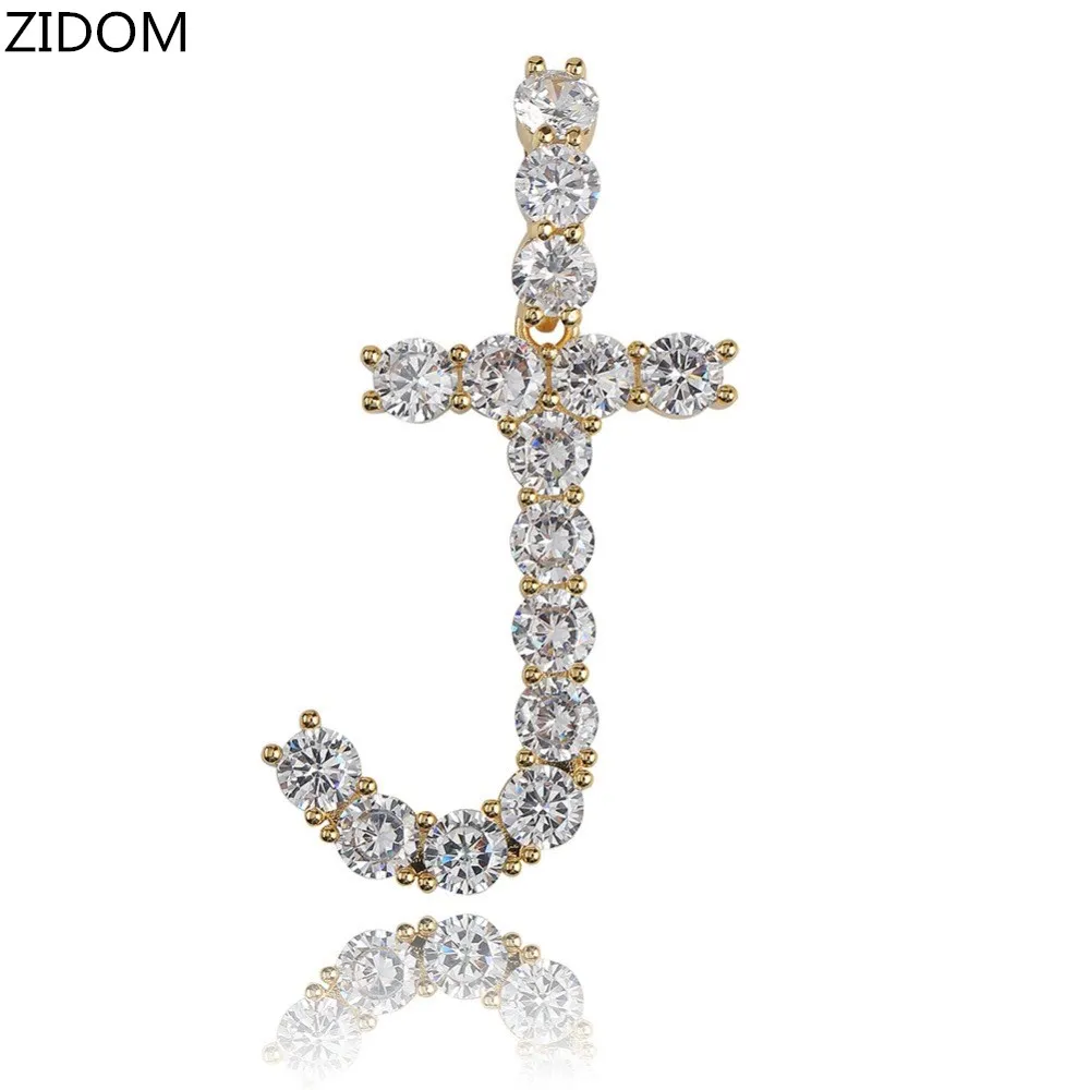 Мужские ожерелья подвески в стиле хип хоп со льдом на заказ с буквенным принтом