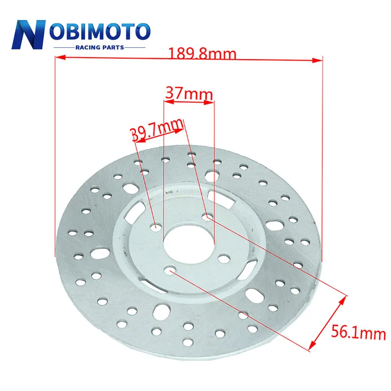 Ротор заднего тормозного диска 190 мм из сплава для внедорожника ATV мотоцикл