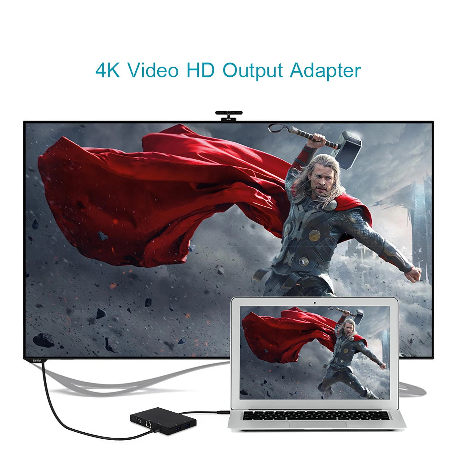 Кабель с разъемом USB типа C 3 1 концентратор HDMI 4K VGA RJ45 Ethernet 0 SD Card Reader 5 мм аудио PD