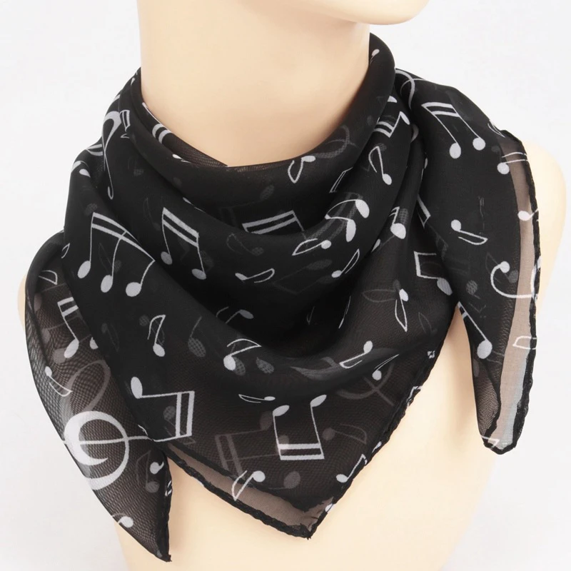 Элегантный женский квадратный шарф ELIfashion шифоновый на ощупь с головой и шеей