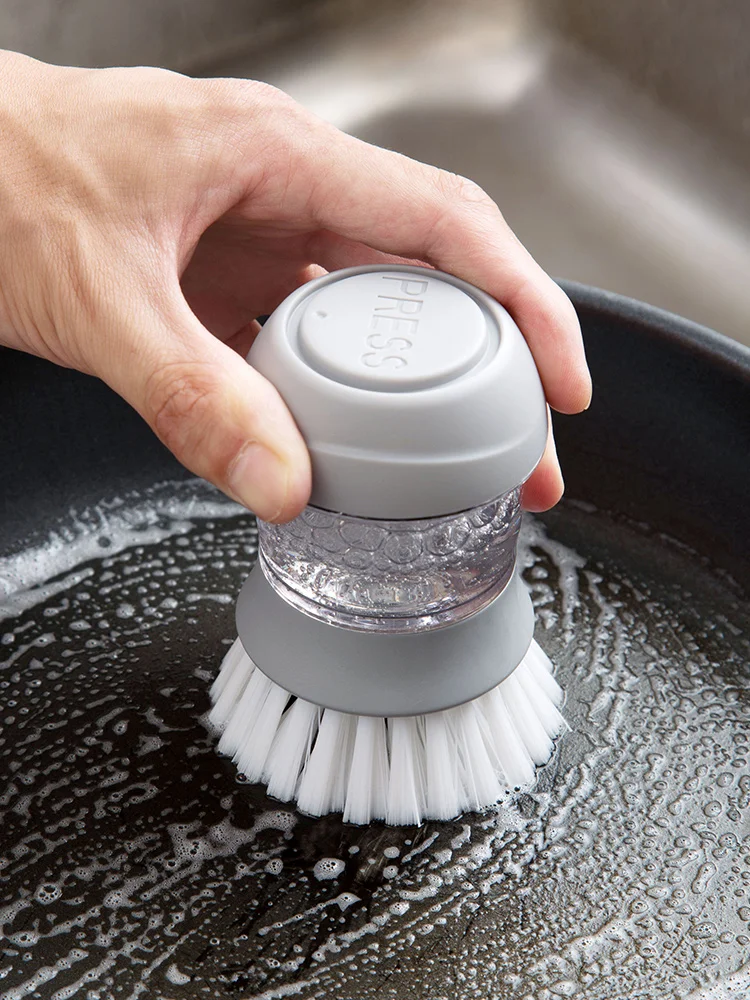 

Add Liquid Washing Pot Brush Artifact Kitchen Utensils Stove Cleaning Brush Small Brush for Household Bristle Cleaning Pot