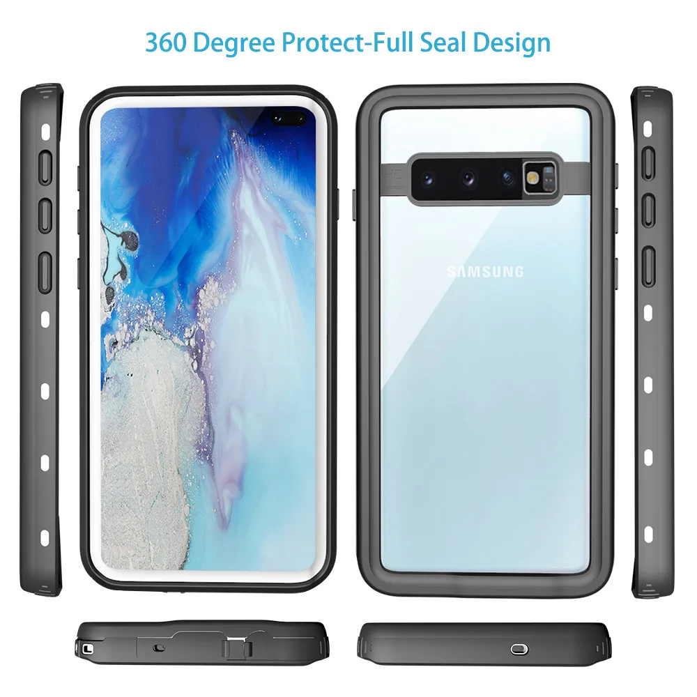 SHELLBOX водонепроницаемый чехол для samsung Galaxy S10 Plus S9 S8 Note 8 9 плавающий Дайвинг