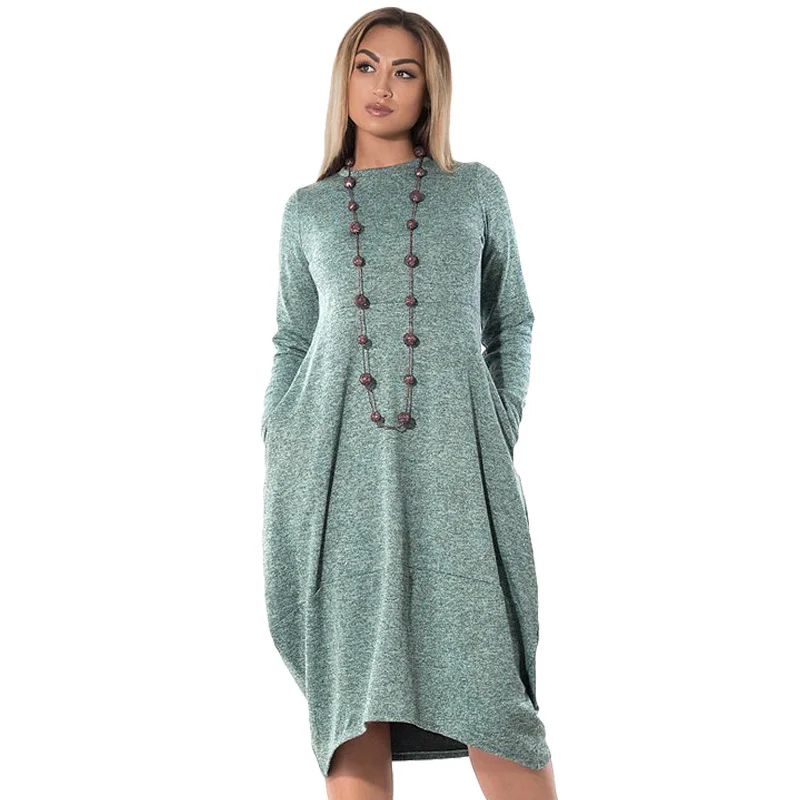 5XL 6XL Loose Casual women Dress big sizes new 2019 Autumn Winter Plus Size long dress Irregular Long Sleeve dresses vestidos |