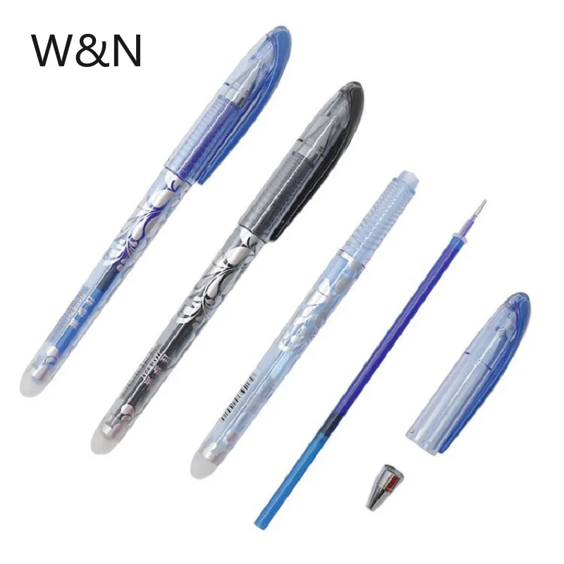 12 шт./компл. Милая гелевая ручка стержень со стираемыми чернилами стираемая