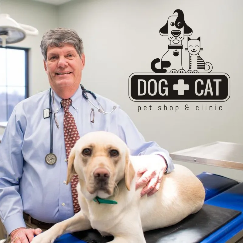 Переводная картинка для салона ухода за домашними животными стикеры плакаты