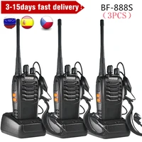 3PCS Baofeng 888S Two Way Radio BF-888S 6km Walkie Talkie Portable Ham Radio Handheld Transceiver Interphone bf888S