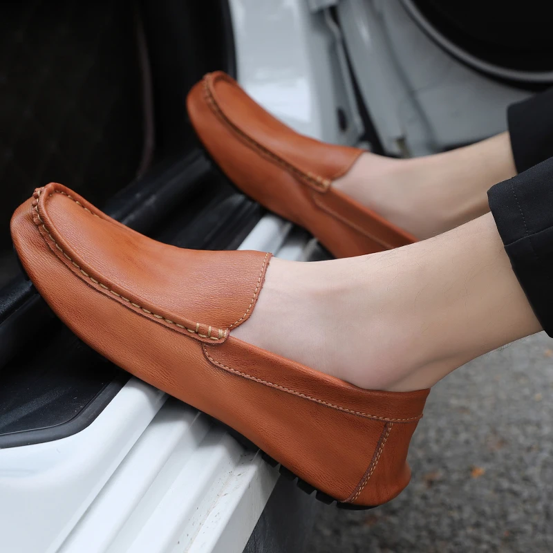 

Mens Shoes Casual Fashion Men Casual Shoes Men's Leather Zapatos Casuales Para Hombre De Cuero Spring Black Shoe Man