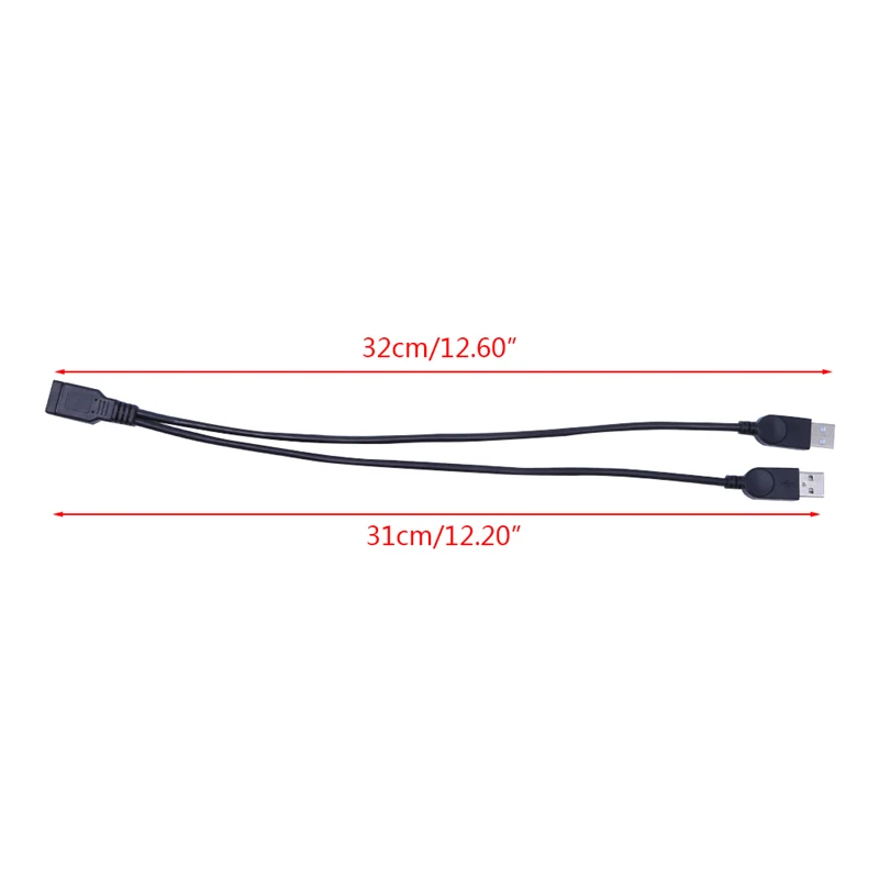 Кабель удлинитель с двумя USB портами типа А 2 0|usb 2.0|usb 2.0 ausb double female |