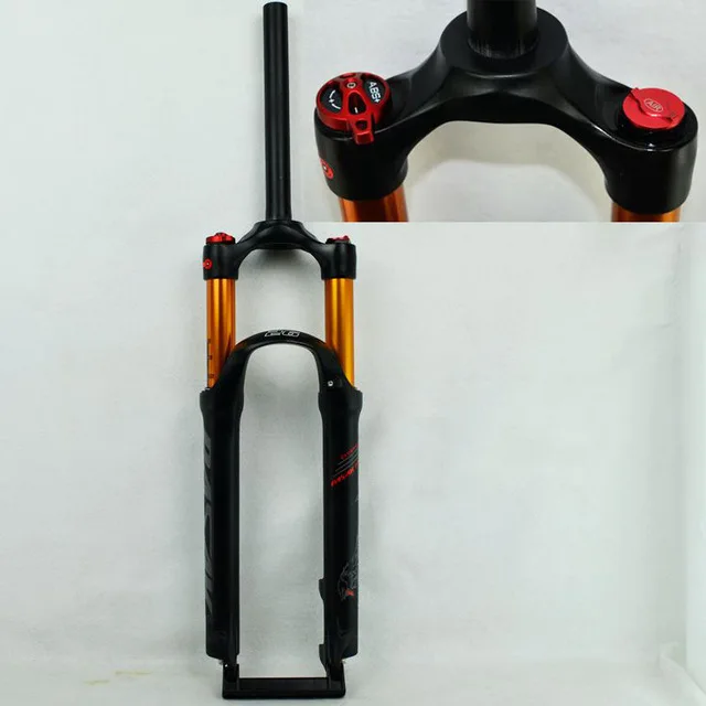 29 HL matte black Велосипедная воздушная вилка 2" 27,5" 29 дюймов ER 1-1/" " MTB горный велосипед подвесная вилка воздушная устойчивость масло демпфирования линии блокировки для ov - Цвет: 29 HL matte black