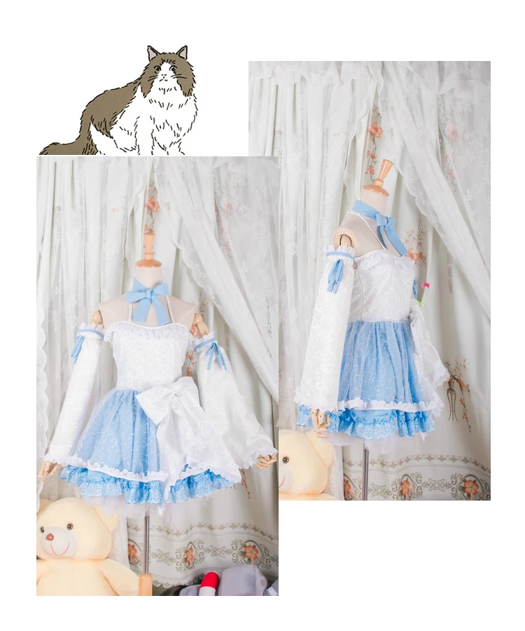 Женский костюм для косплея Asuna Yuuki сказочный из аниме меч Хэллоуина карнавала