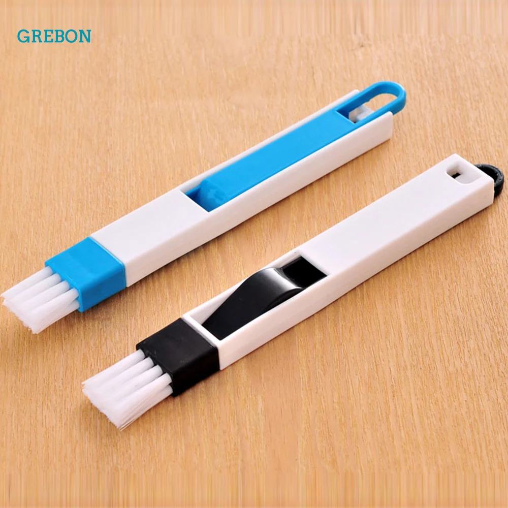 

2 In 1 Dust Pan And Brush Multipurpose Household Tool Dust Cleaner Brush Keyboard Groove Cleaning Gap Window Cleaner Brush Home
