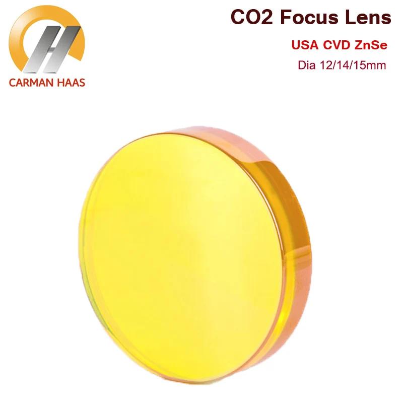 Лазерная линза CARMANHAAS CO2 Фокусирующая США CVD ZnSe диаметром 14 мм 15 16 FL 50 8 63 5 |