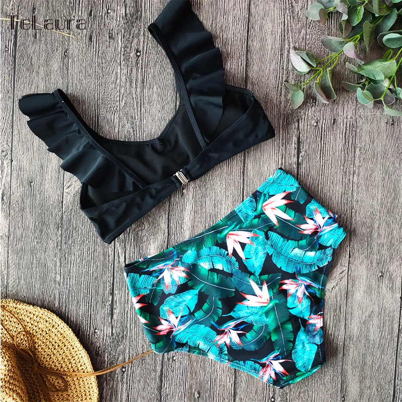 2020 сексуальный купальник бикини с высокой талией женский пуш ап для женщин