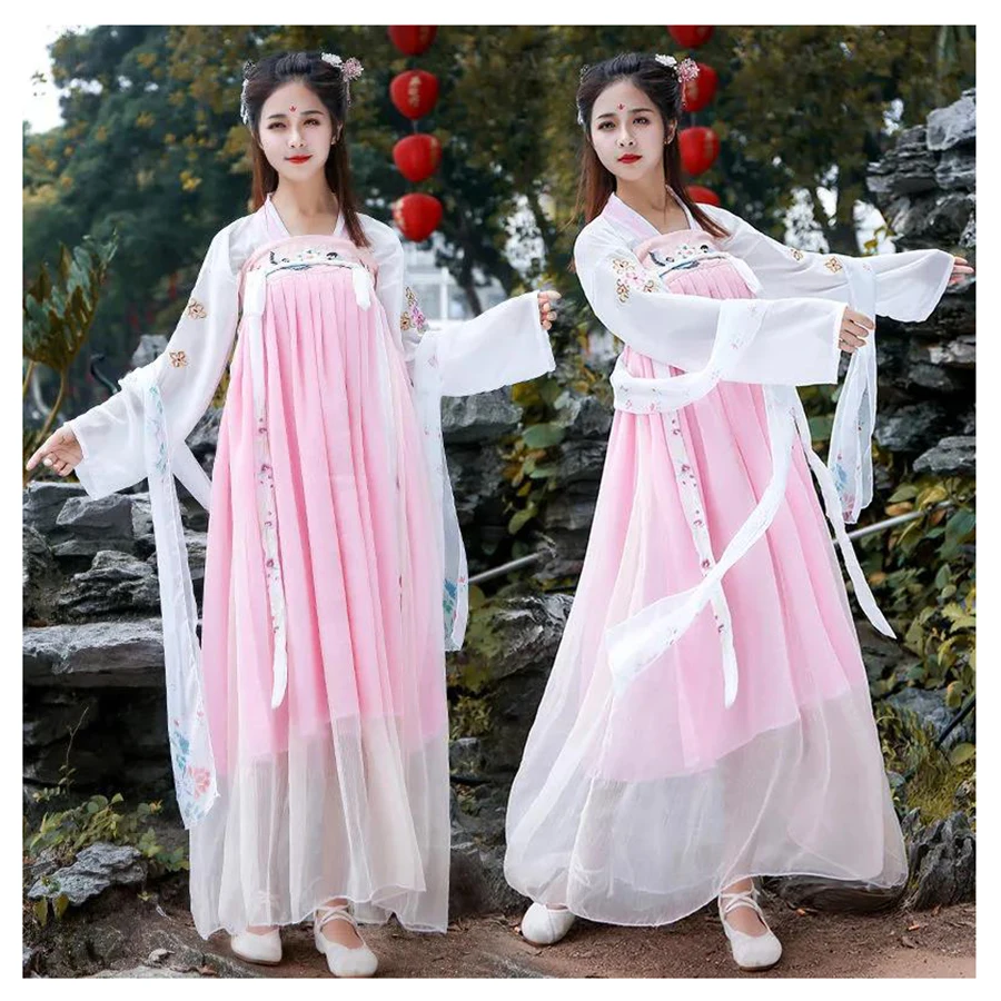 

Traditional Chinese Hanfu Adult Women's Clothing Fairy Costume Classical Style Dance Skirt Ancient Princess Girl Dress Party Set