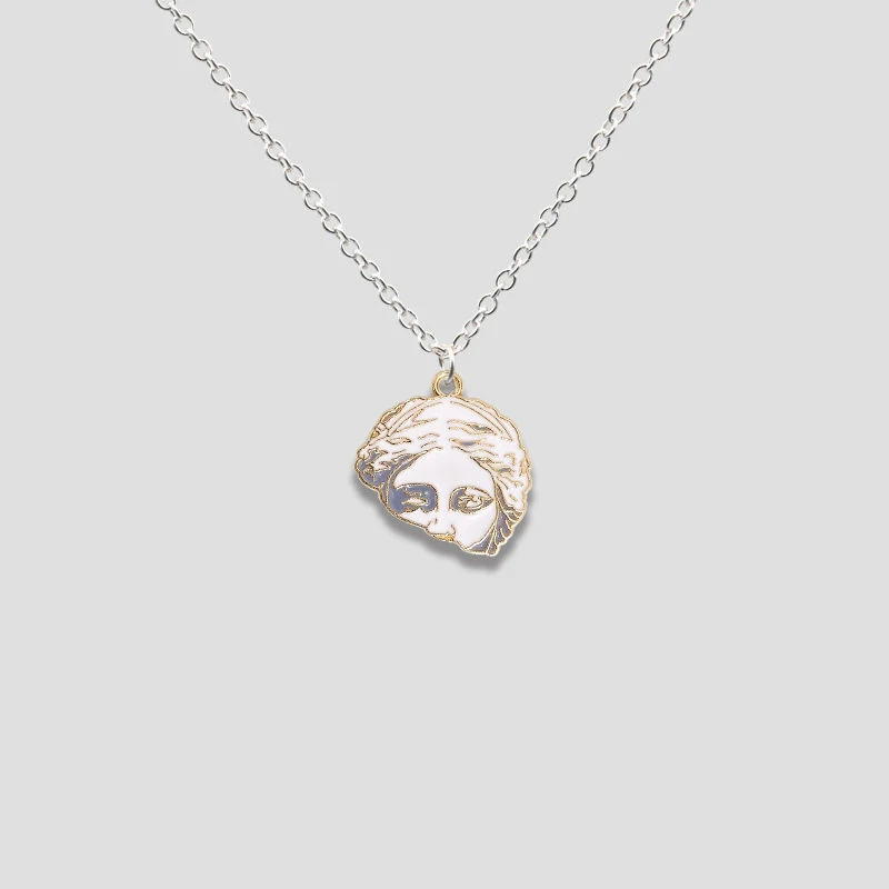 

кулон женский joyeria de acero inoxidable para mujer украш2021 new product broken statue pendant Couple necklace Men's Necklace