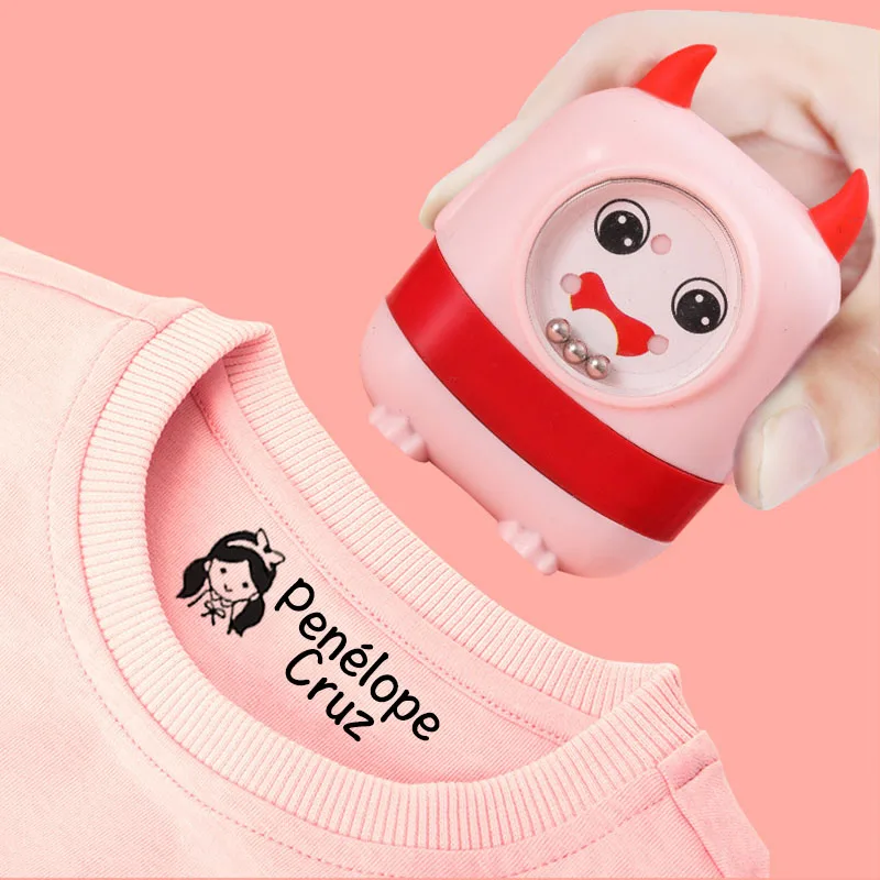 

Custom-Made Stamp Baby Boys Girls DIY Toys For Children Customized Sticker Name Seal Student Clothes Chapter No Fade Security 15