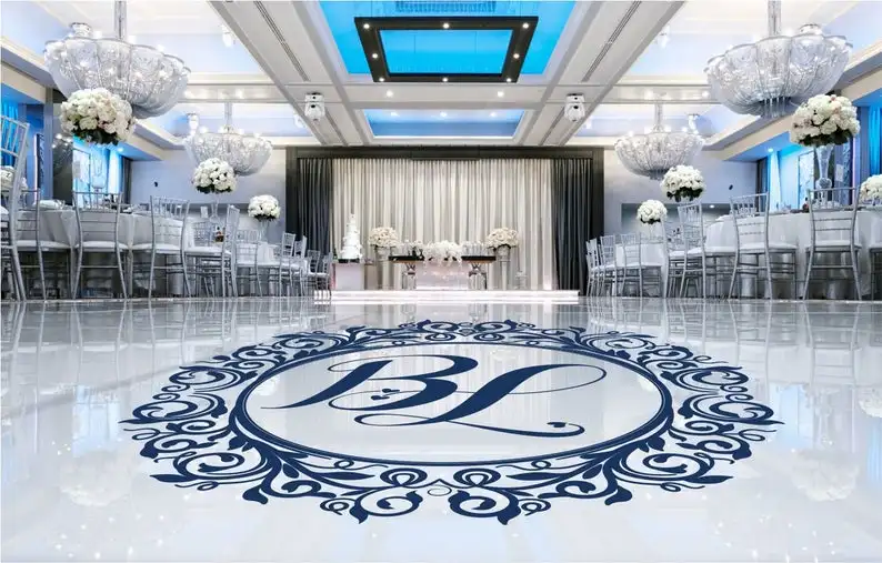 Настенные виниловые наклейки для танцпола на свадьбу украшение комнаты