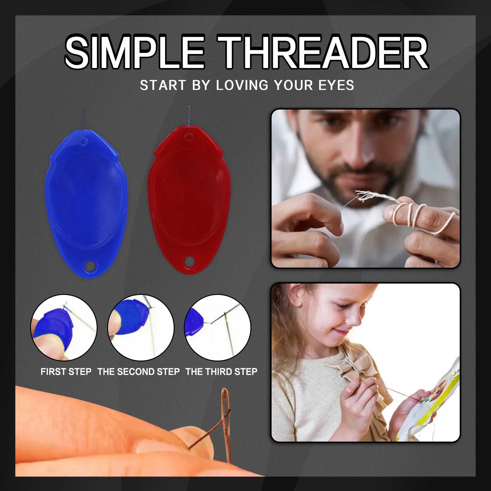 

10Pcs DIY Plastic Needle Threader Plastic Wire Stitch Insert Craft Tool Hand Sewing Machine Threader DIY Sewing Accessories #D