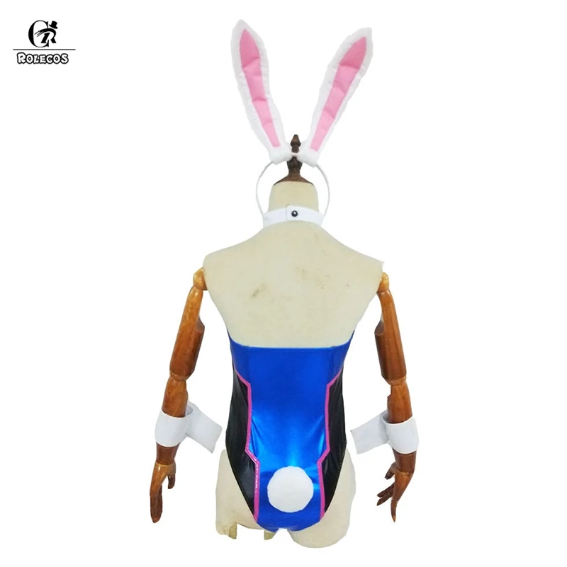 ROLECOS игра OW dva Косплей Costum Song hana Bunny Girl Cotume сексуальный женский комбинезон милый