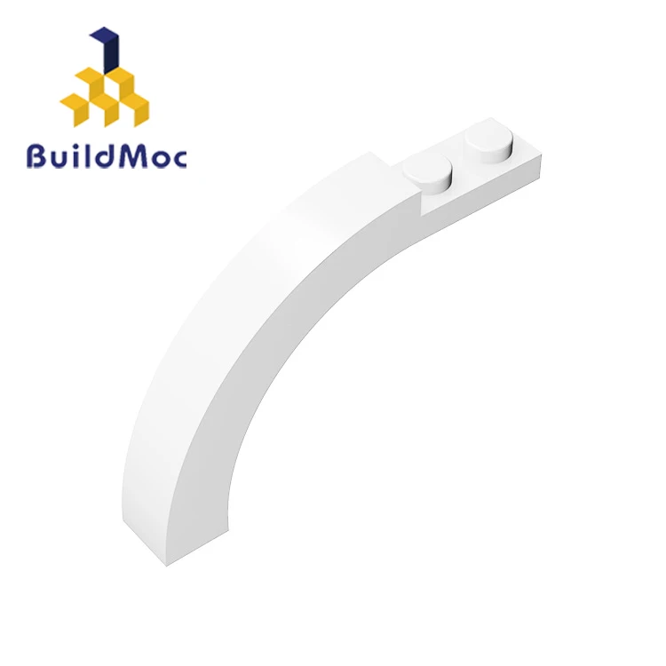BuildMOC 15967 Арка из кирпича 1x6x3 1/3 изогнутый верх для строительных блоков детали