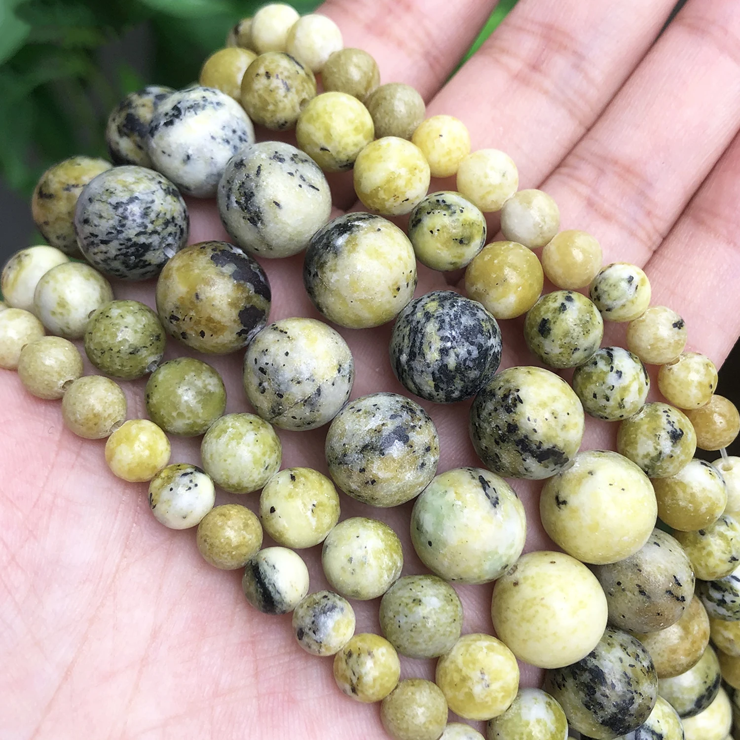 

Выберите размер 4-12 мм Φ бирюзовые бусины Howlite Круглые свободные бусины натуральный камень, желтый талисманы браслеты 15 дюймов