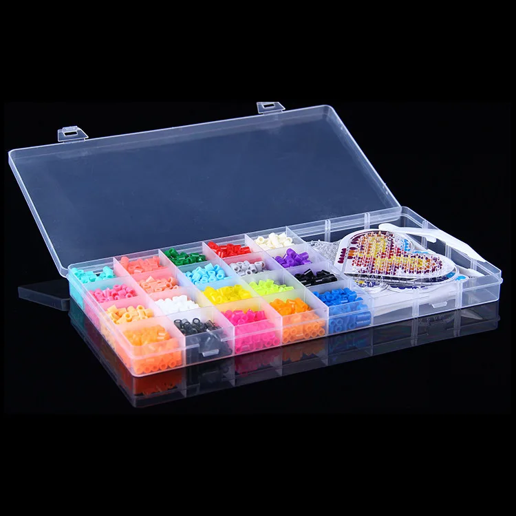 

New Environmental Protection Puzzle Peas Puzzle Toys Intellectual Hot Pressing Bead 3D Puzzles Intellectual Beads Hama Beads 5mm