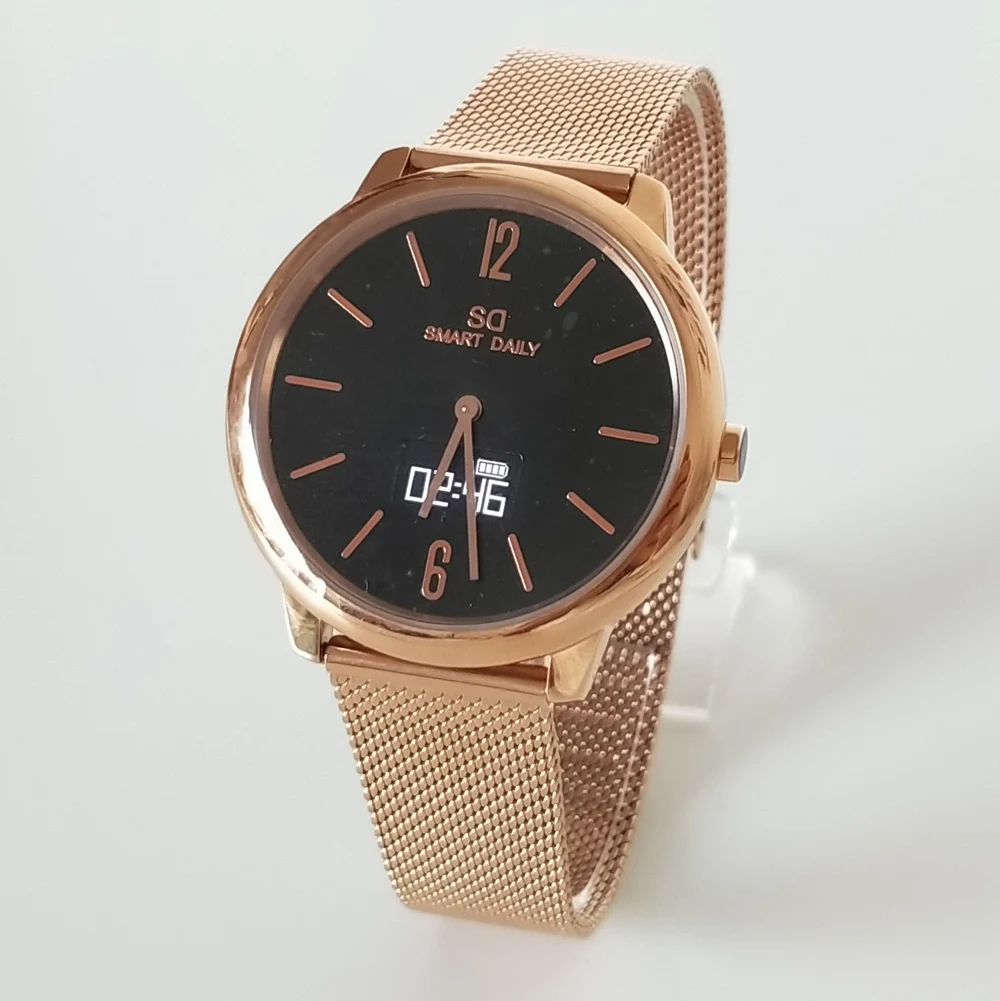 Модные женские умные наручные часы с двойным дисплеем и напоминанием о звонках