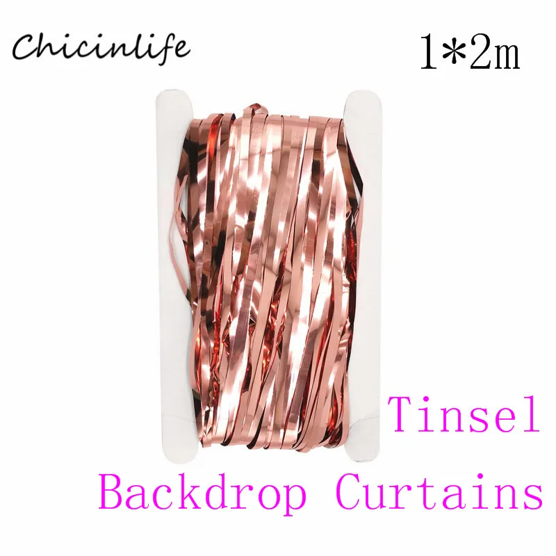 tinsel Chicinlife латексные воздушные шары для невесты из розового золота в форме сердца и звезды, девичник, украшение для свадебной вечеринки - Цвет: tinsel