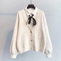 2021 women cardigans winter cashmere white sweater new year sweater chic tops womans sweater cardigans jersey knit jumpers