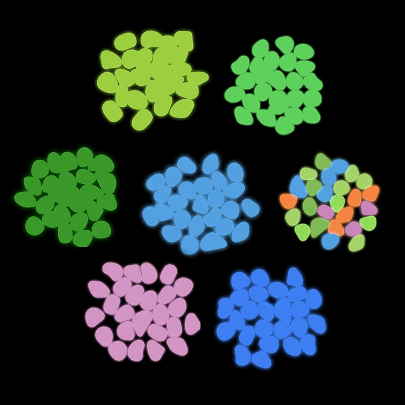 10 шт. светящиеся камни|Декоративная галька| |