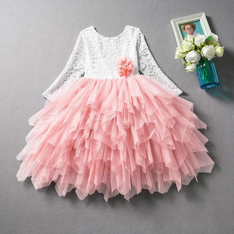 Little Girl Ceremonies Dress Baby Children's Clothing Tutu Kids Dresses for Girls Clothes Wedding Party Gown Vestidos Robe Fille | Детская