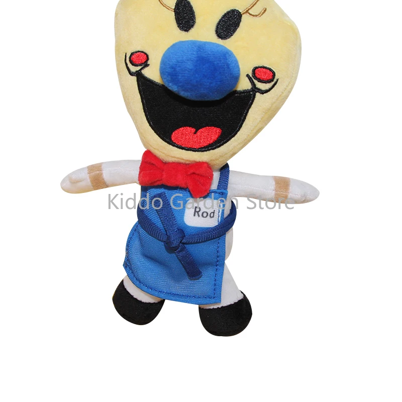 

25cm Ice Scream Rod Collectible Plush Toy Stuffed Horror Game Figure Doll Halloween Cartoon Gifts for Kids Adults