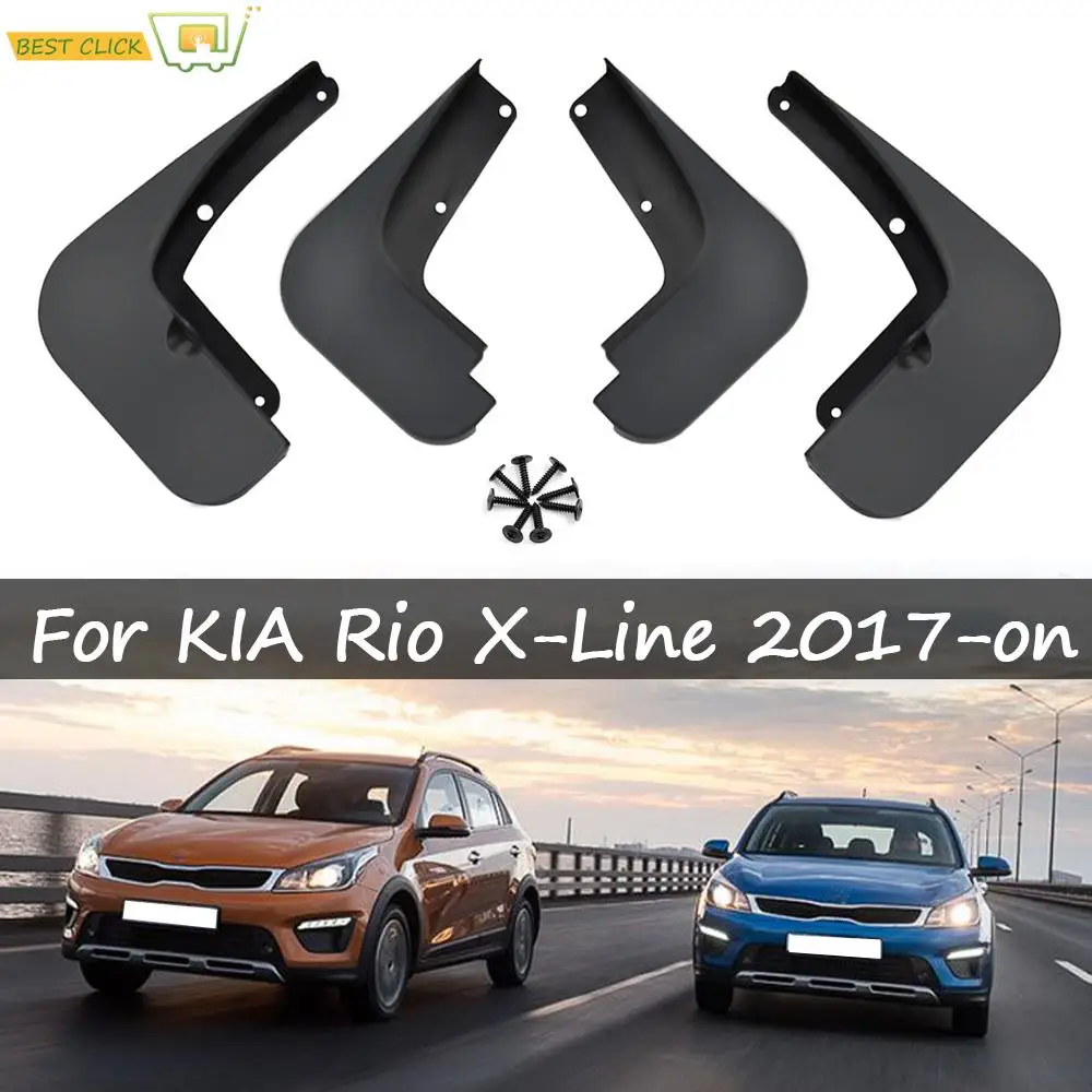 Литые Автомобильные Брызговики OE для KIA Rio X-Line KX Cross 2017 2018 2019 2020 брызговики щитки