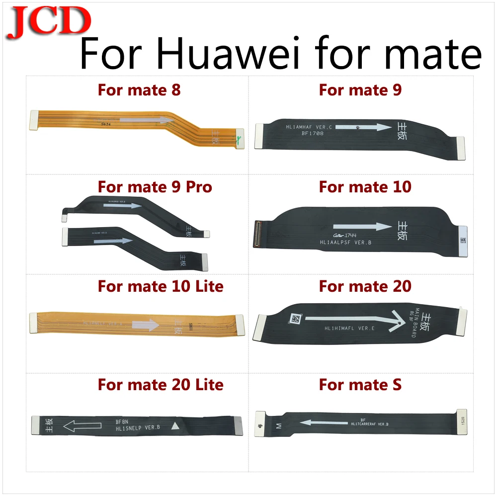 Разъем для материнской платы JCD гибкий кабель Huawei mate 8 9 Pro 10 Lite 20 S замена разъема ЖК