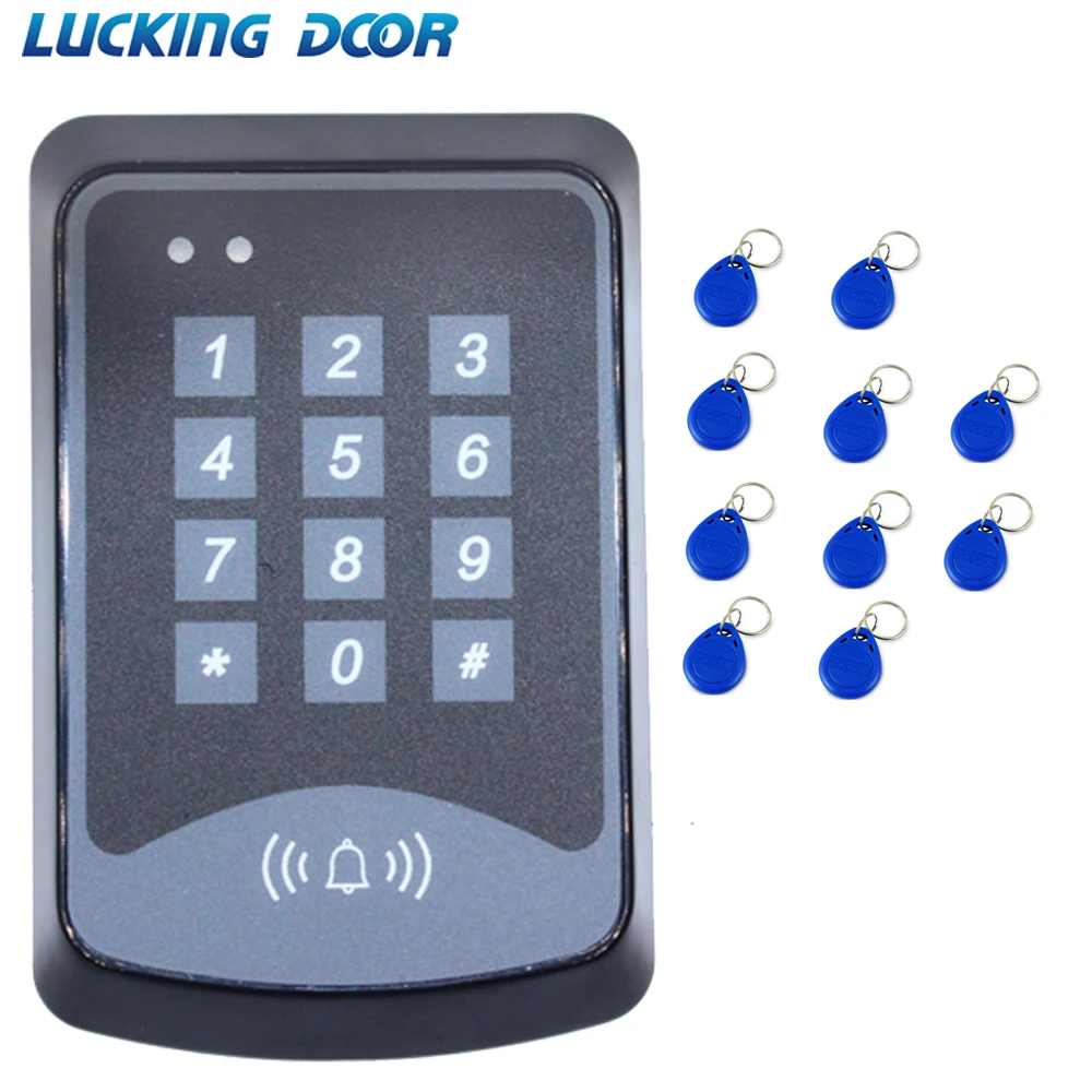 

LUCKING DOOR RFID Access Control System Device Machine 125Khz RFID Security Proximity Entry Door Lock