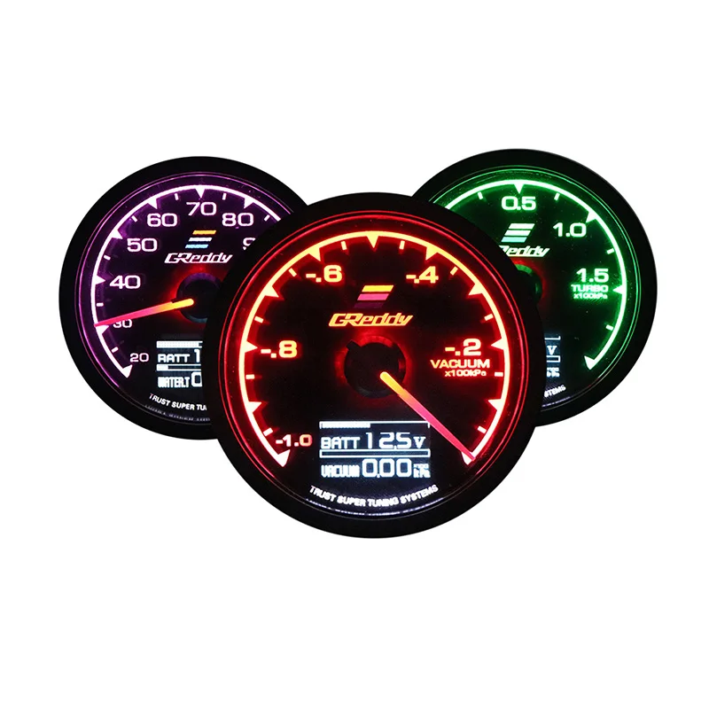 Датчик GReddi Turbo Boost измеритель напряжения и температуры масла воды с ЖК дисплеем