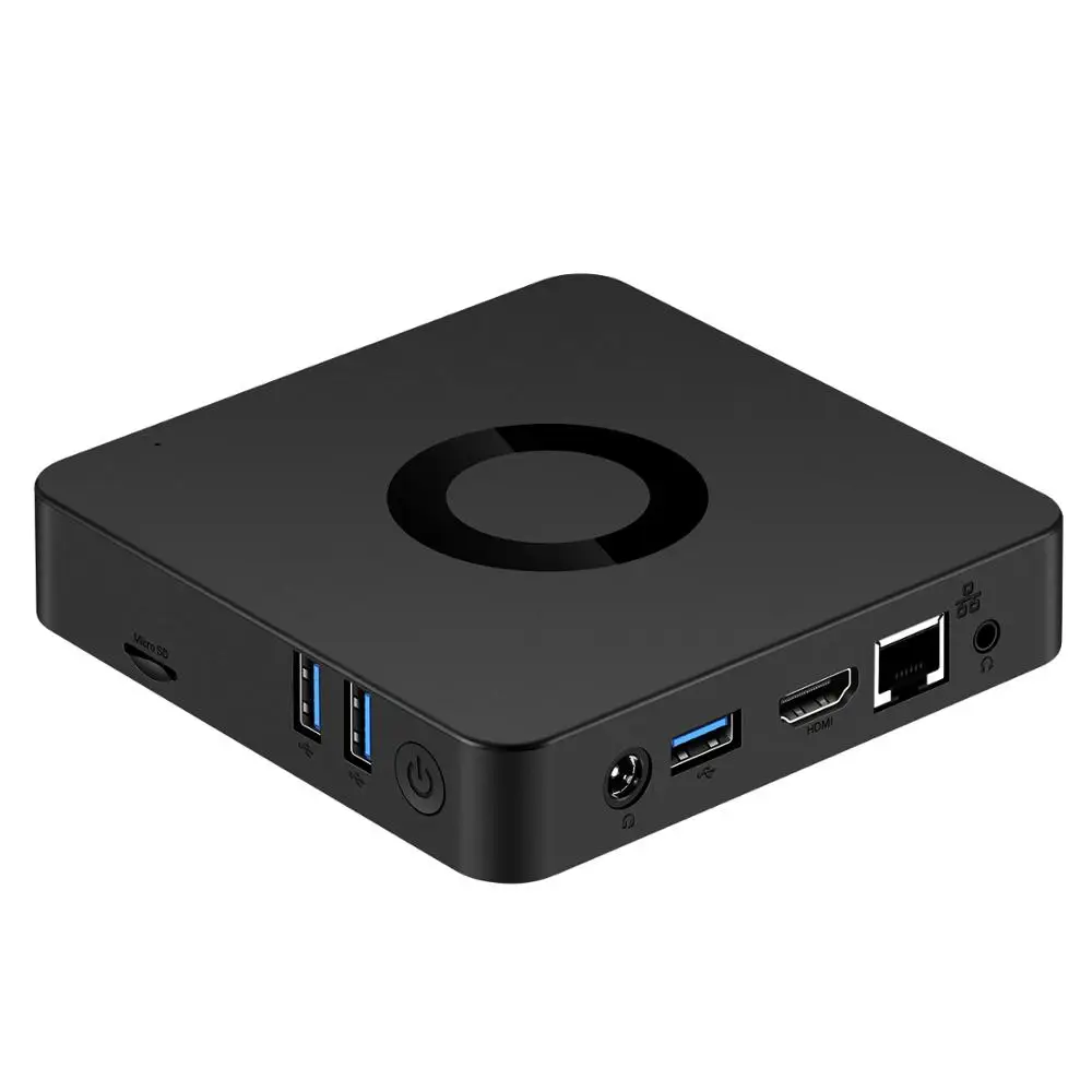 Мини ПК GL2 без вентилятора Gemini N4100 Windows 10 LPDDR4 4 ГБ EMMC 64 Гб Поддержка M.2 HD Vga дисплей 1000M