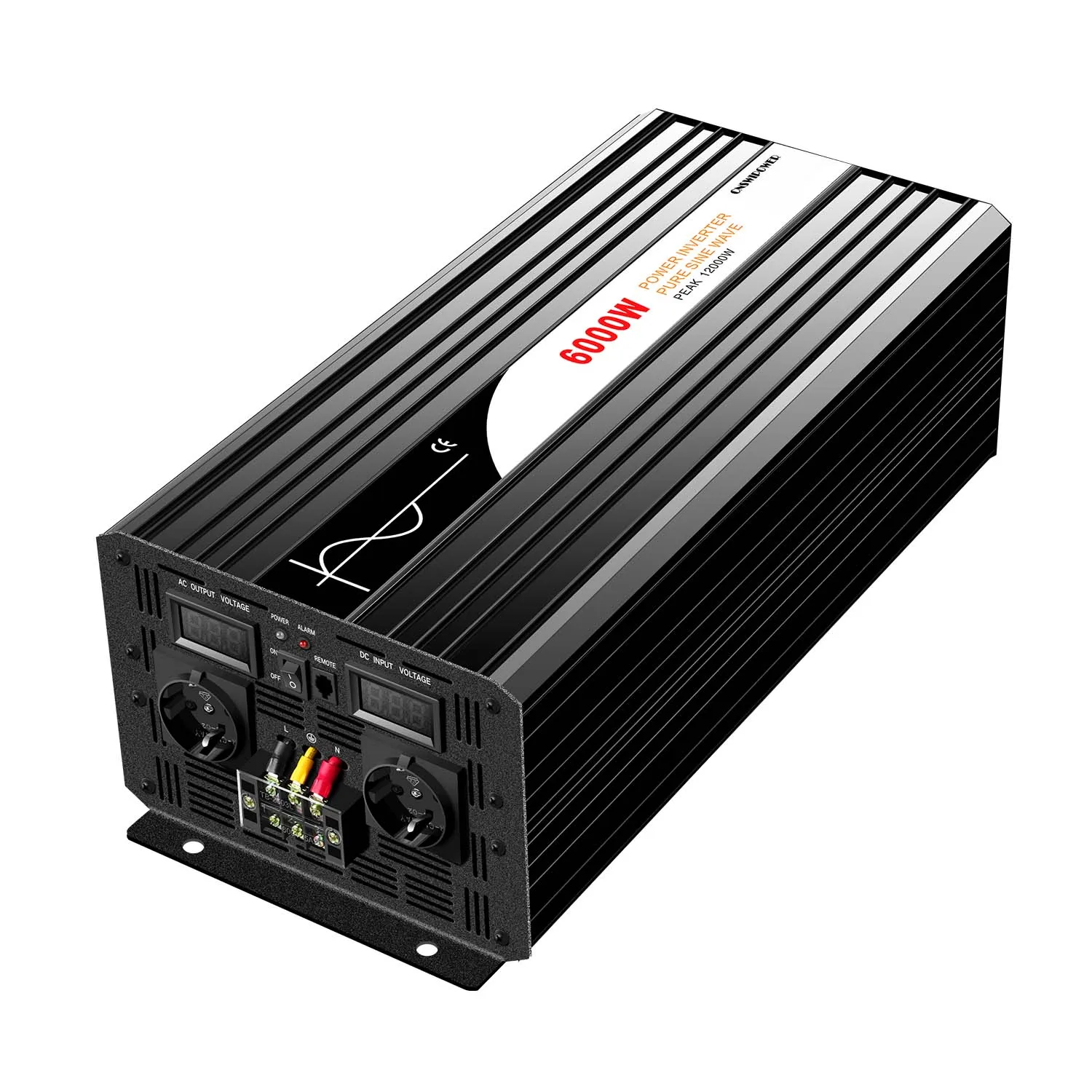 Pure sine wave power inverter 6000W with the European socket DC 12V 24V 48V to AC 230V for the home car suitable for the Italy Pure sine wave power inverter 6000W with the European socket DC 12V 24V 48V to AC 230V for the home car suitable for the Italy