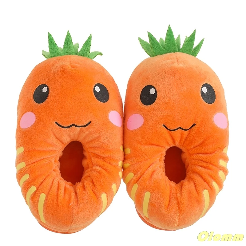 

Children Cute Plush Pitaya Slippers Dragon Fruit Avocado Slipper Pineapple Kids House Shoes Bedroom Home Slipper