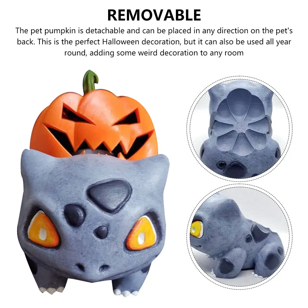 Новая Хэллоуин Тыква замечательная фотолампа украшение Дракон 3D верхняя съемное