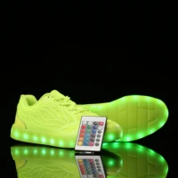 remote led light up shoes for women fashion usb charger sneakers led girls shoes lady glowing sneakers outdoor flash casual shoe
