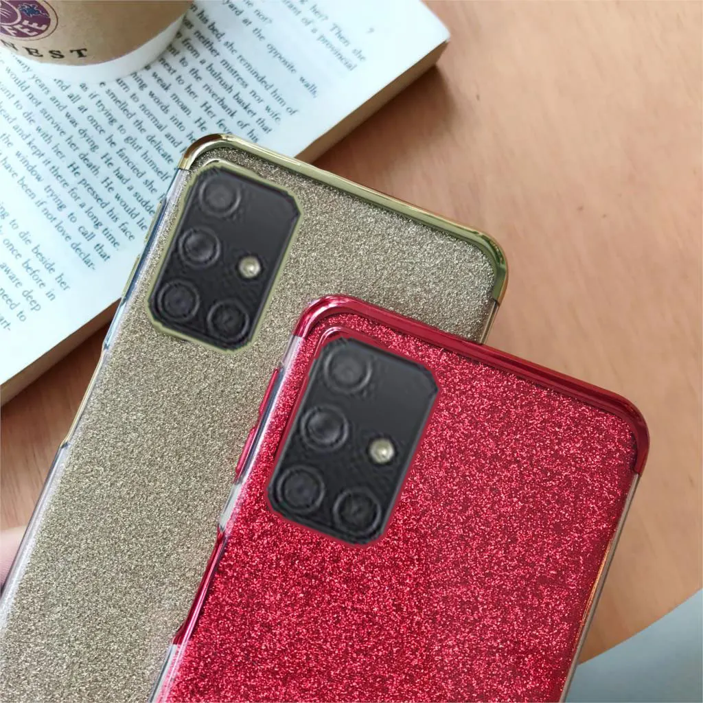 Искристое покрытие чехол для samsung Galaxy A50 A10 A20 A30 A70 A30S A50S A60 A10E A20E M10 M20 M30 A6 A7 A8 крышка