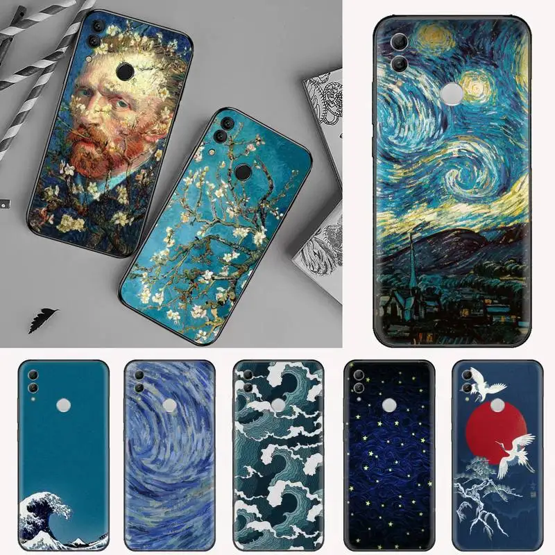 

art aesthetic van Gogh painting Phone Case For Huawei NOVA 2 2i 2s 3i 4 4e 5 plus P10 lite 20 P20 pro honor10