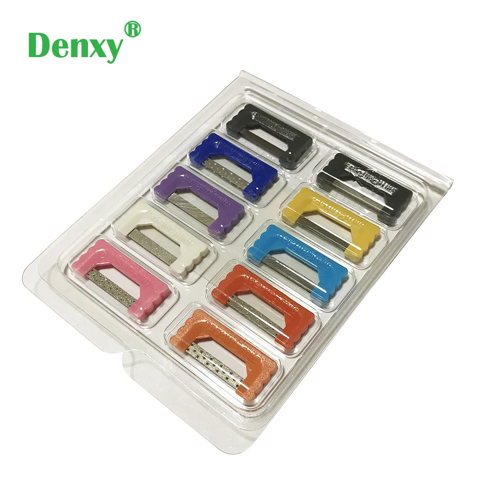 Denxy Dental Plus Orthodontic IPR Stripping System Dental Oral care Polishing Strip Molar Oral care Dental Implant Clean Tools