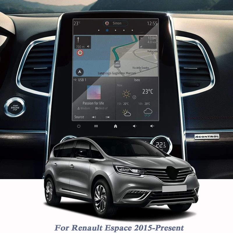 

Стайлинг автомобиля, экран GPS-навигации, защитная стеклянная пленка для Renault Escape 2015-настоящее покрытие для приборной панели, автомобильный а...