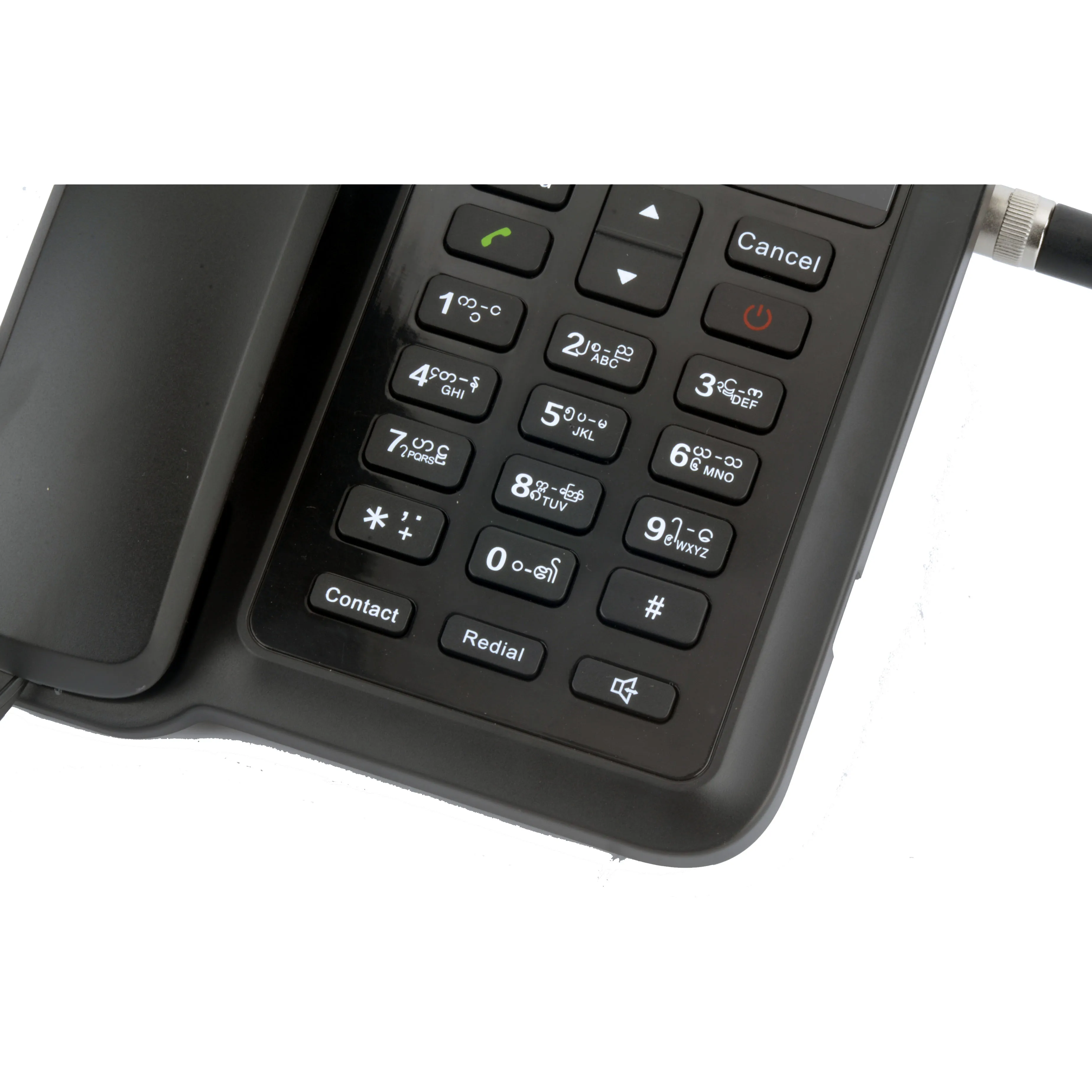 GSM 850/900/1800/1900 МГц фиксированный беспроводной телефон настольный на русском